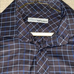 luxury equilibrio men’s dress shirt xxl